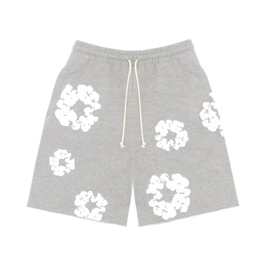 Denim Tears The Cotton Wreath Shorts Gray