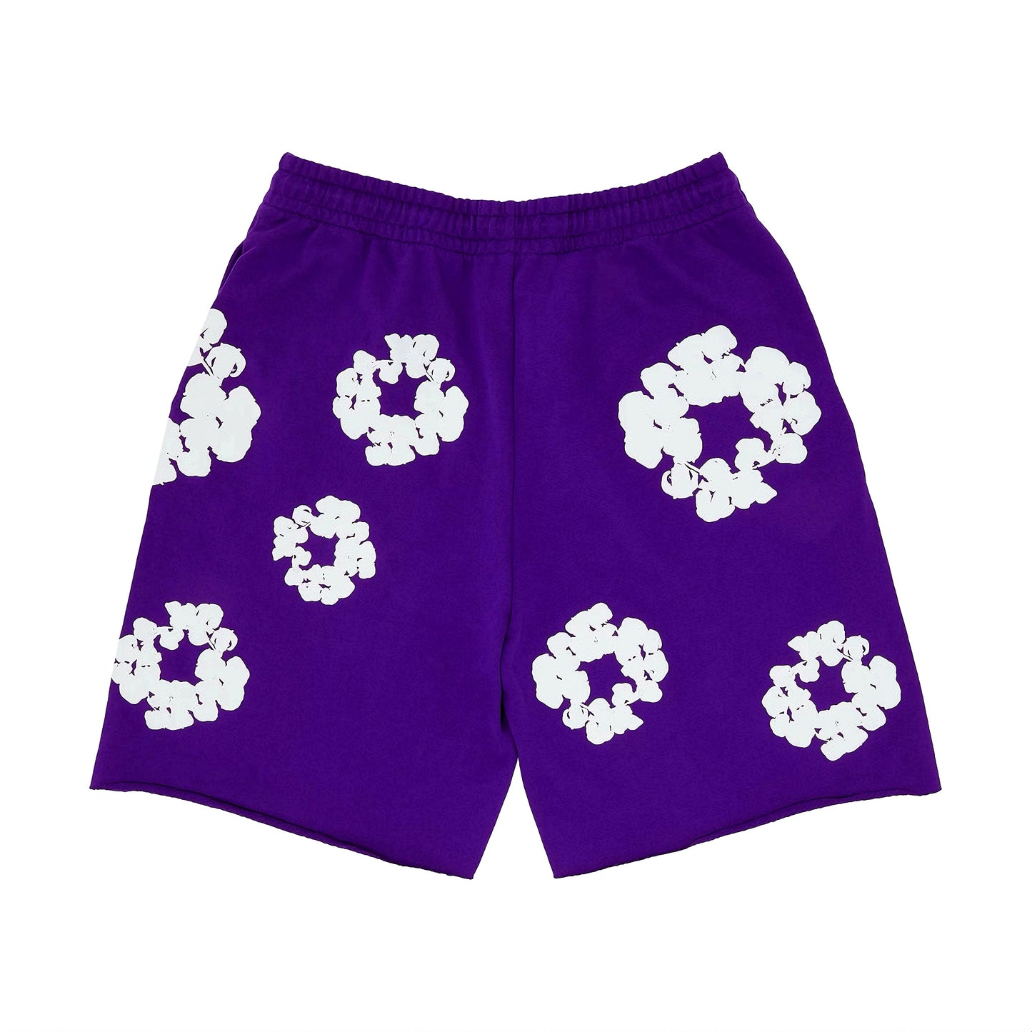 Denim Tears The Cotton Wreath Shorts Purple