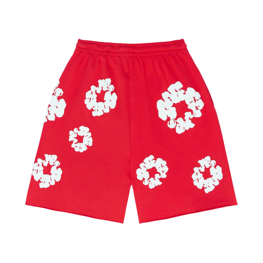 Denim Tears The Cotton Wreath Shorts Red