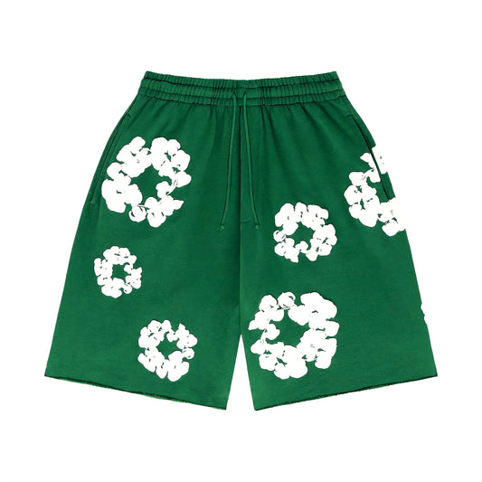 Denim Tears The Cotton Wreath Shorts Green